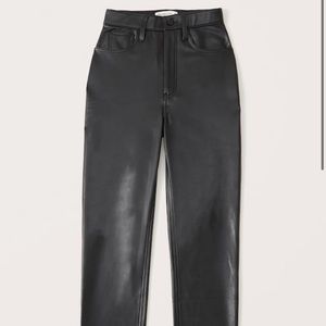 abercrombie leather pants